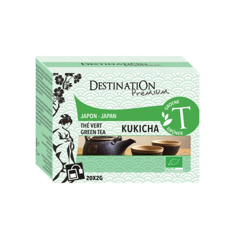 Comprar online TE VERDE KUKICHA SOBRES BIO 20 Filtros x 2 gr de DESTINATION. Imagen 1