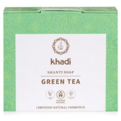 Comprar online JABON SHANTI TE VERDE 100 GR de KHADI. Imagen 1