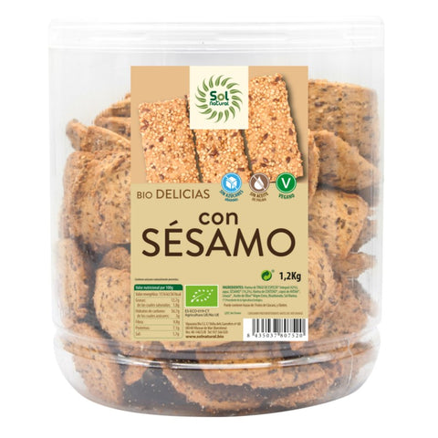Comprar online DELICIASßDEßTRIGOßCONßSESAMOßBIO 1500 g de SOLNATURAL. Imagen 1