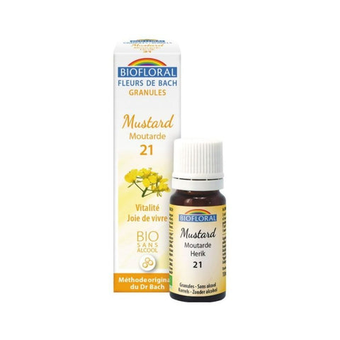 Comprar online FLORES DE BACH 21 MUSTARD MOSTAZA BIO 9 G GRANULOS de BIOFLORAL. Imagen 1