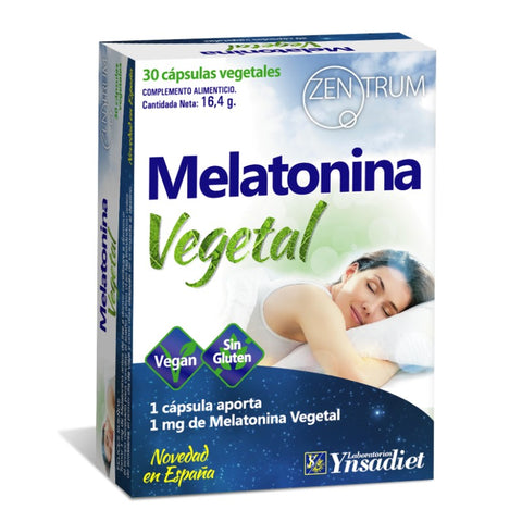 Comprar online ZENTRUM VEGETAL MELATONINA Caps de YNSADIET. Imagen 1