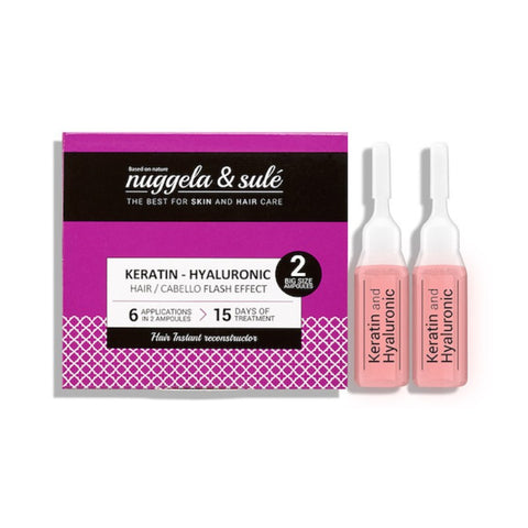 Comprar online PACK 2 AMPOLLAS KERATINA HIALURONICO 10ML de NUGGELA & SULE. Imagen 1