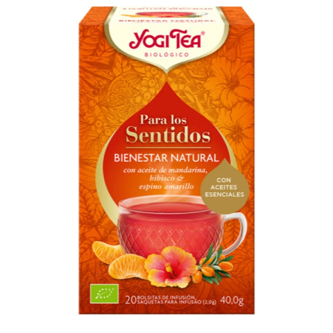 Comprar online YOGI TEA PARA LOS SENTIDOS BIENSTAR NATURAL 20 Bol de YOGI TEA. Imagen 1