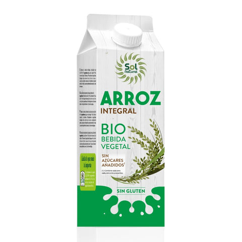 Comprar online BEBIDA DE ARROZ INTEGRAL S/AZUCAR BIO 1 L de SOLNATURAL. Imagen 1