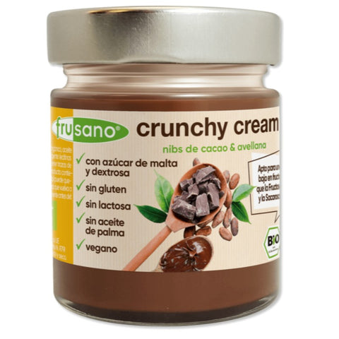 Comprar online CREMA DE CACAO CON AVELLANAS ORGANICA BAJA LACTOSA de FRUSANO. Imagen 1