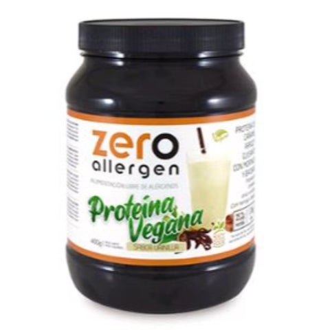Comprar online VEGAN PROTEIN VANILLA FLAVOUR 400G ZERO ALLERGEN de ZERO ALLERGEN. Imagen 1