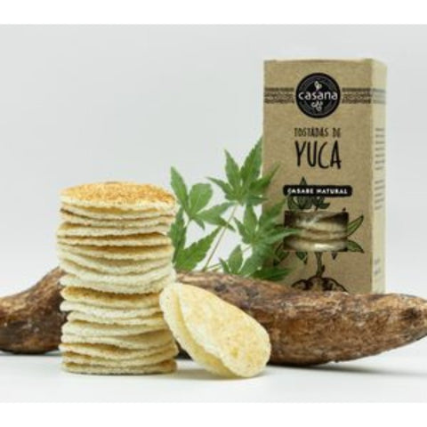 Comprar online TOSTADAS DE YUCA 90 GRAMOS de CASANA. Imagen 1