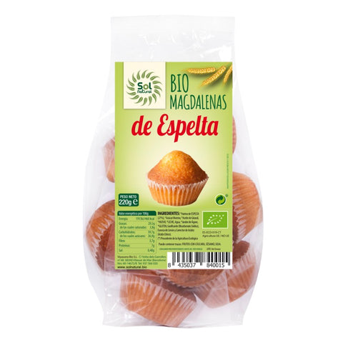 Comprar online MAGDALENASßDEßESPELTAßBIO 220 g de SOLNATURAL. Imagen 1