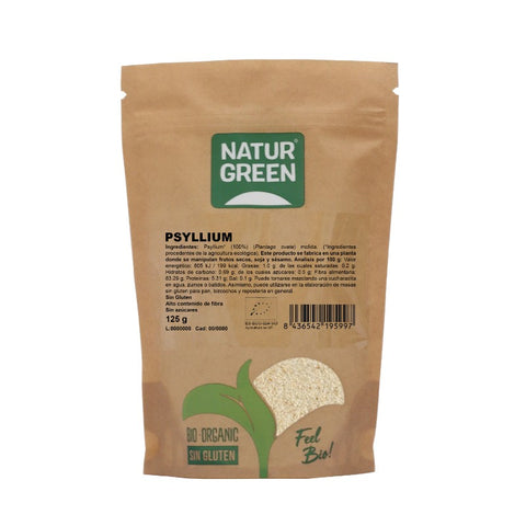 Comprar online NATURGREEN PSYLLIUM BIO 125 G de NATURGREEN. Imagen 1