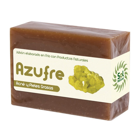 Comprar online JABON NATURAL DE AZUFRE 100 g de SOLNATURAL. Imagen 1