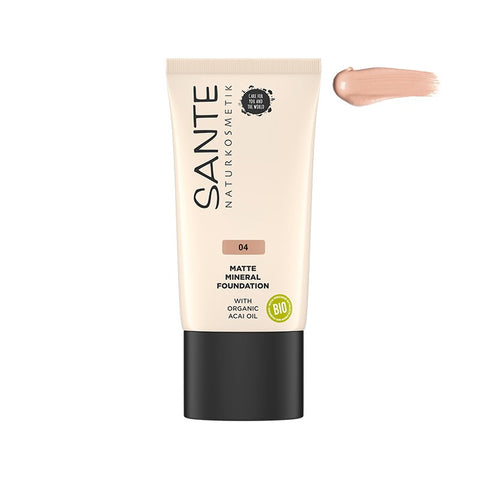 Comprar online MAQUILLAJE FLUIDO MINERAL MATE 04 COOL FAWN 30ml de SANTE. Imagen 1