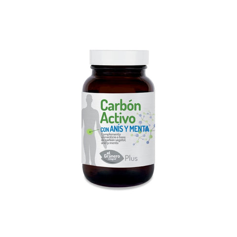Comprar online CARBON ACTIVO 90 Perlas 870 mg de GRANERO SUPLEMENTOS. Imagen 1