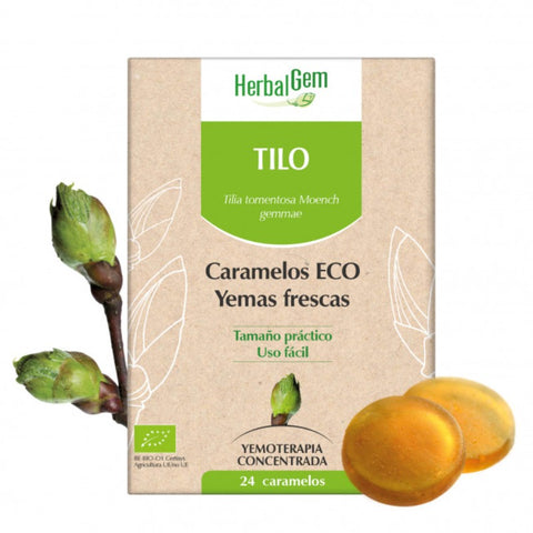 Comprar online TILO BIO 24 CARAMELOS de HERBALGEM. Imagen 1