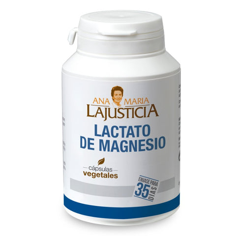 Comprar online LACTATO DE MAGNESIO 105 cap vegetales de LAJUSTICIA. Imagen 1