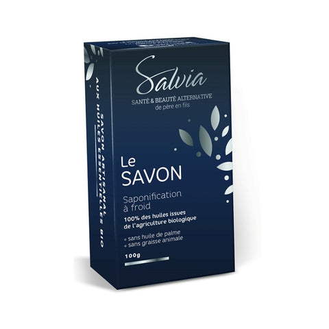 Comprar online JABON ARTESANAL CON ACEITES ESENCIALES 100 gr de SALVIA. Imagen 1