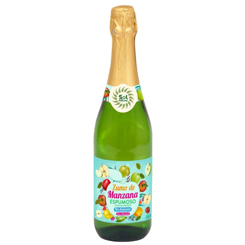 Comprar online ESPUMOSO MANZANA SIN ALCOHOL 750 ml de SOLNATURAL. Imagen 1