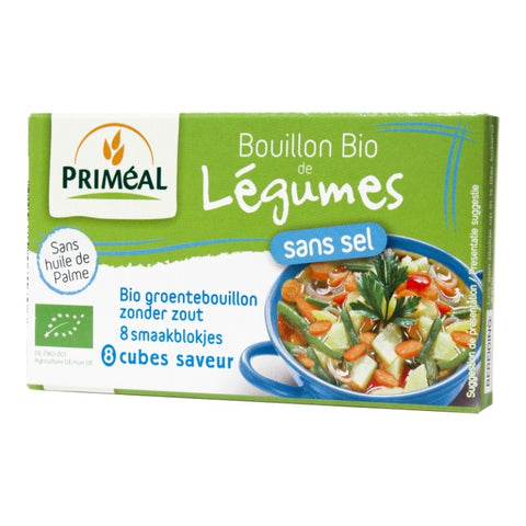 Comprar online CALDO VERDURAS LEGUMES SIN SAL PRIMEAL 8X9G de PRIMEAL. Imagen 1