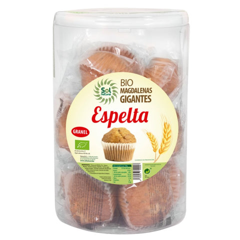 Comprar online MAGDALENAS ESPELTA BIO 15/u de SOLNATURAL. Imagen 1