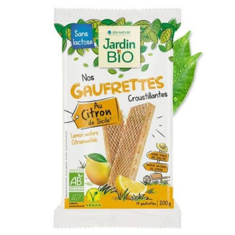 Comprar online WAFFERS DE LIMON 200G de JARDIN BIO. Imagen 1