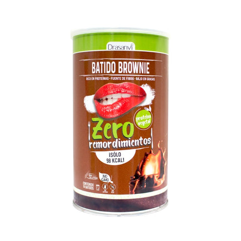 Comprar online BATIDO VEGETAL PROTEICO BROWNIE 420 gr ZERO de DRASANVI. Imagen 1