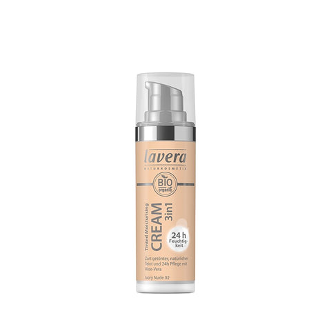 Comprar online CREMA COLOR HIDRATANTE 3in1 Q10 IVORY NUDE 02 30ml de LAVERA. Imagen 1