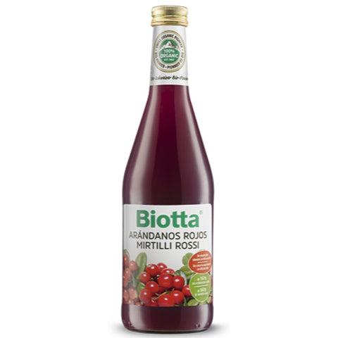 Comprar online BIOTTA ARANDANOS ROJOS 500 ml de A.VOGEL - BIOFORCE. Imagen 1