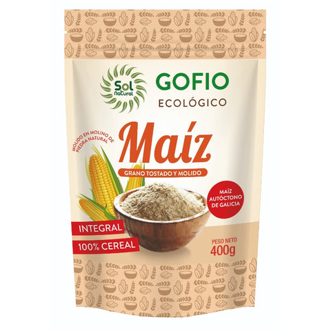Comprar online GOFIO DE MAIZ INTEGRAL BIO 400 g de SOLNATURAL. Imagen 1