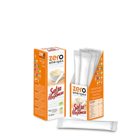 Comprar online SALSA SABOR MAYONESA ESTUCHE 10 STICKS (8G) de ZERO ALLERGEN. Imagen 1