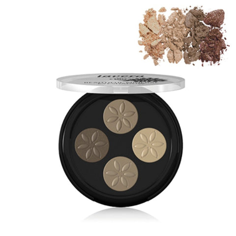 Comprar online SOMBRA OJOS CUATRO 02 CAPUCCINO CREAM 4 x 0,8 gr de LAVERA. Imagen 1