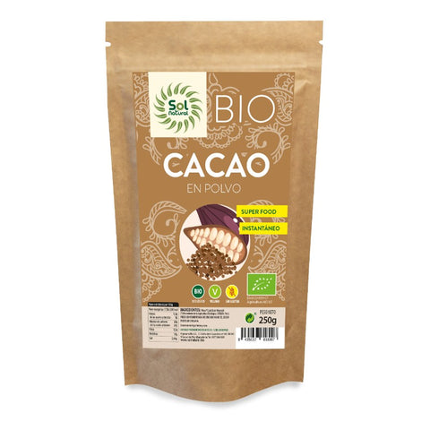 Comprar online CACAO EN POLVO BIO 250 g de SOLNATURAL. Imagen 1