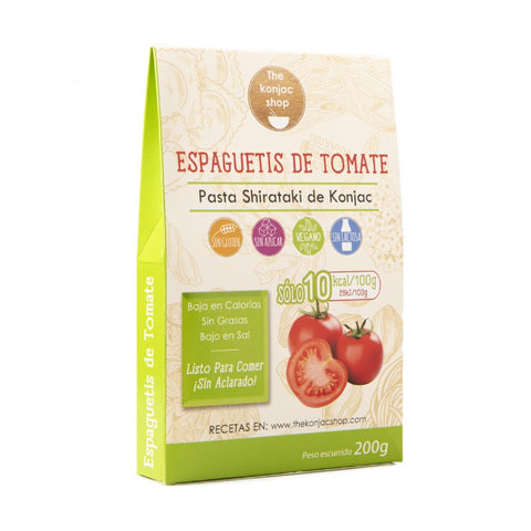 Comprar online ESPAGUETIS DE TOMATE DE KONJAC 200 g de THE KONJAC SHOP. Imagen 1