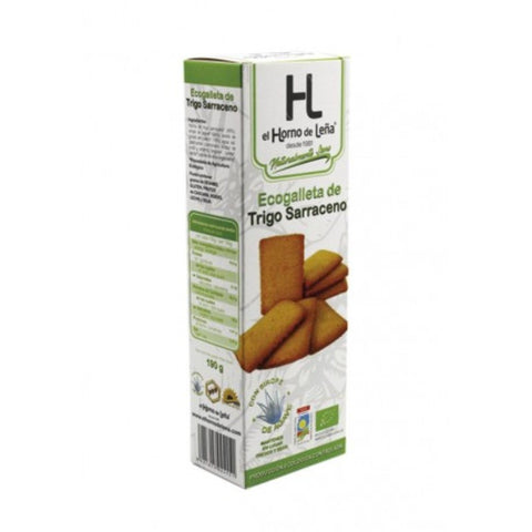 Comprar online ECOGALLETAS DE TRIGO SARRACENO EN CAJA 190 gr de HORNO DE LEÑA. Imagen 1
