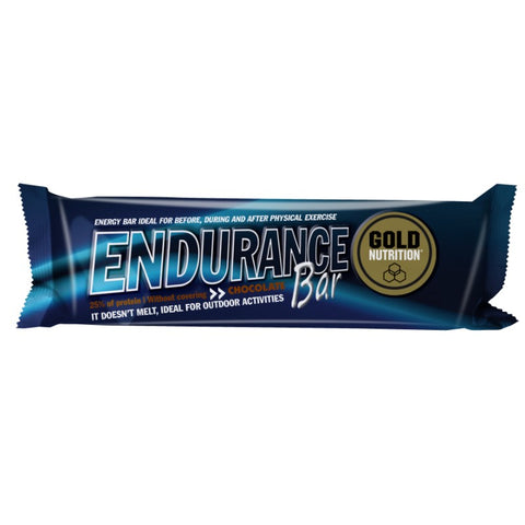 Comprar online ENDURANCE BAR CHOCOLATE 60g 15 UN de GOLD NUTRION. Imagen 1