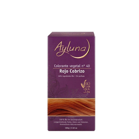 Comprar online COLORANTE VEGETAL 40 ROJO COBRIZO 100 gr de AYLUNA. Imagen 1
