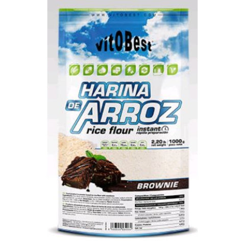 Comprar online HARINA DE ARROZ BROWNIE 1Kg de VIT.O.BEST. Imagen 1