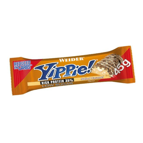 Comprar online YIPPIE BAR SALTED CARAMEL 70 G de WEIDER. Imagen 1