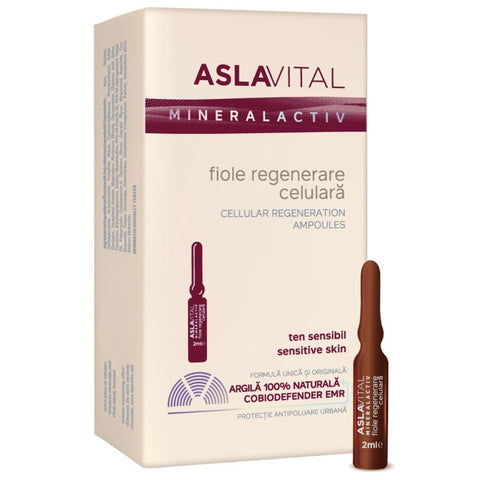 Comprar online AMPOLLAS DE REGENERACION CELULAR 7 amp 2 ml de ASLAVITAL MINERAL ACTIV. Imagen 1