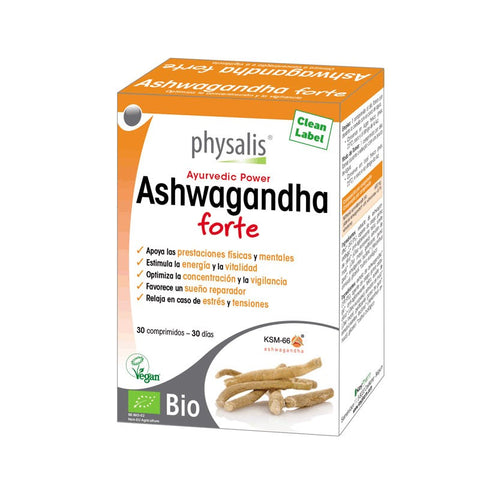 Comprar online ASHWAGANDHA FORTE BIO 30 Comp de PHYSALIS. Imagen 1