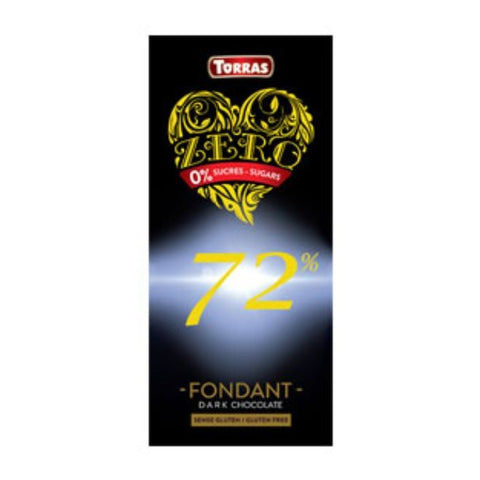 Comprar online ZERO CHOCOLATE 72% CACAO 100 gr de TORRAS. Imagen 1
