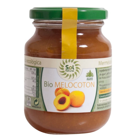 Comprar online MELOCOTON CONßAGAVE BIO 330 g de SOLNATURAL. Imagen 1