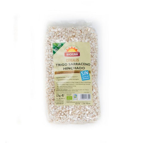 Comprar online TRIGO SARRACENO HINCHADO S/AZUCAR Y S/MIEL 125G BI de BIOGRÁ (SORRIBAS). Imagen 1