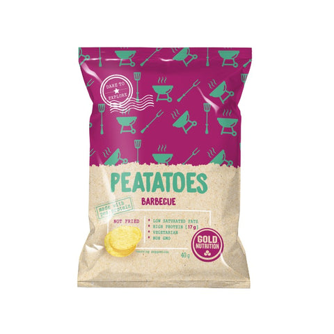 Comprar online PEATATOES PROTEIN CHIPS BARBACOA 40 G CAJA 14 UNID de GOLD NUTRION. Imagen 1