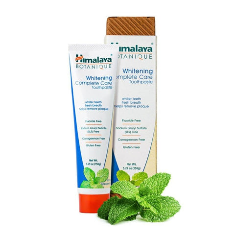 Comprar online DENTIFRICO BOTANIQUE BLANQUEADOR - PEPPERMINT 150 de MASS HERBAL HIMALAYA. Imagen 1