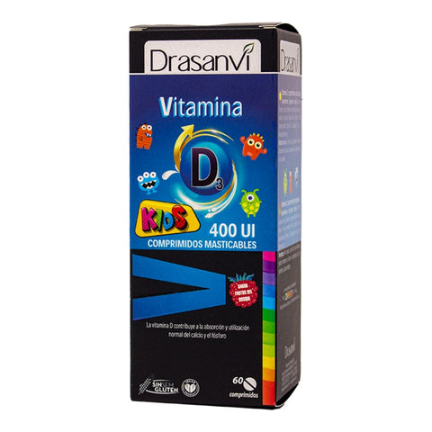 Comprar online VITAMINA D3 KIDS 400 UI 60 Comp Masticables de DRASANVI. Imagen 1