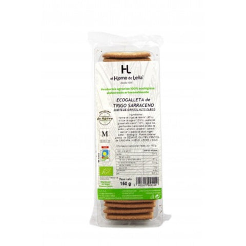 Comprar online ECOGALLETAS DE TRIGO SARRACENO EN BLISTER 190 gr de HORNO DE LEÑA. Imagen 1