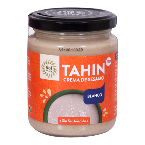 Comprar online TAHIN BLANCO PEQUEðO BIO 250 g de SOLNATURAL. Imagen 1