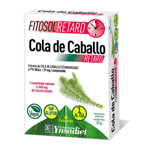 Comprar online COLA CABALLO FITOSOL RETARD 30 Comp de YNSADIET. Imagen 1