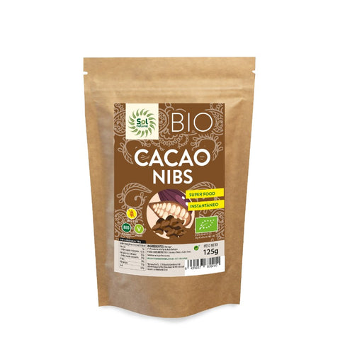 Comprar online CACAO NIBS BIO 125 g de SOLNATURAL. Imagen 1