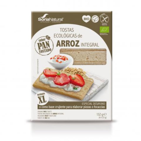 Comprar online TOSTAS ECO DE ARROZ INTEGRAL DESAYUNO de ALECOSOR SORIA NATURAL. Imagen 1