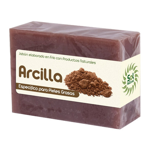 Comprar online JABON DE ARCILLA 100 g de SOLNATURAL. Imagen 1